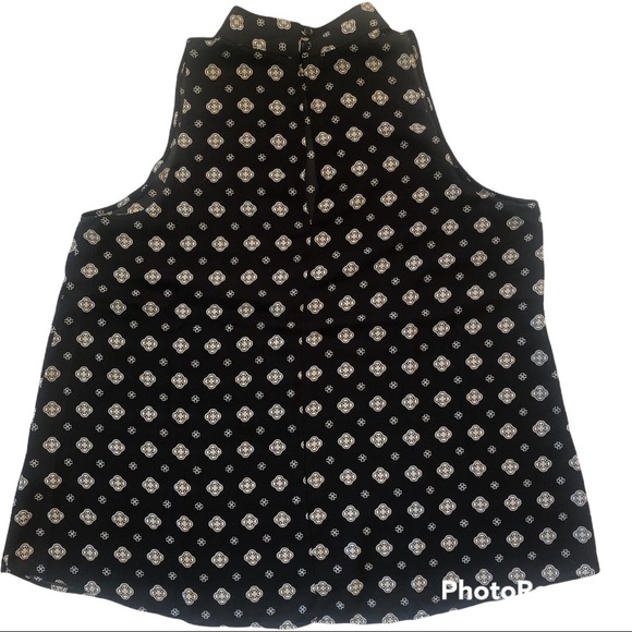 Mercer & Madison patterned top, Sz M - Picture 3 of 7